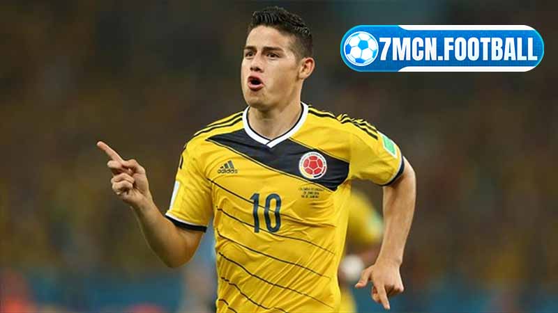 Huyền thoại bóng đá Colombia - cầu thủ James Rodríguez